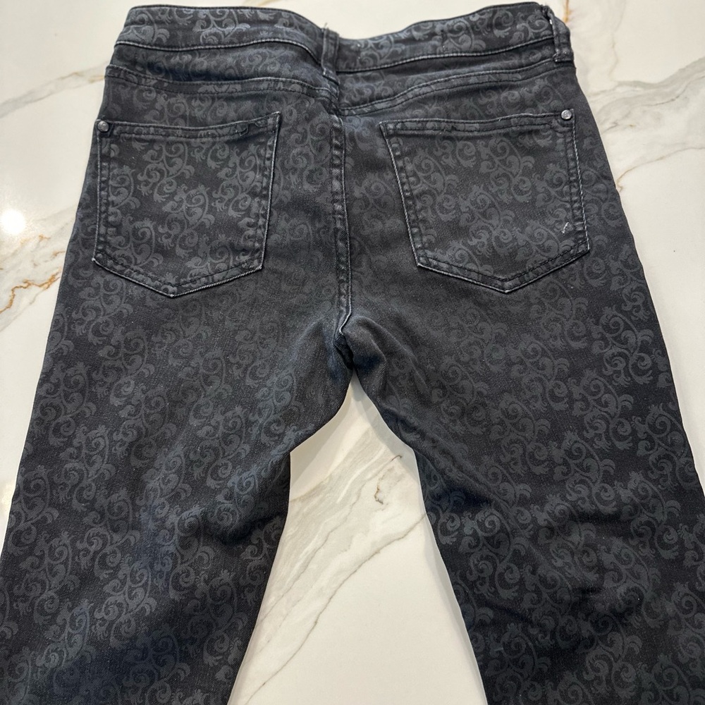 Women’s Pilcro and the Letterpress size 28 black embossed jeans - Picture 5 of 5
